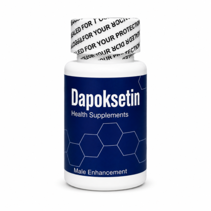 "Dapoksetin 60 mg 30 tablet kutusu, dapoxetine hydrochloride içeren film kaplı tablet ilacı, beyaz zemin üzerinde mavi ve yeşil tonlarda ambalaj tasarımı, ürün bilgileri ve marka logosu ile"