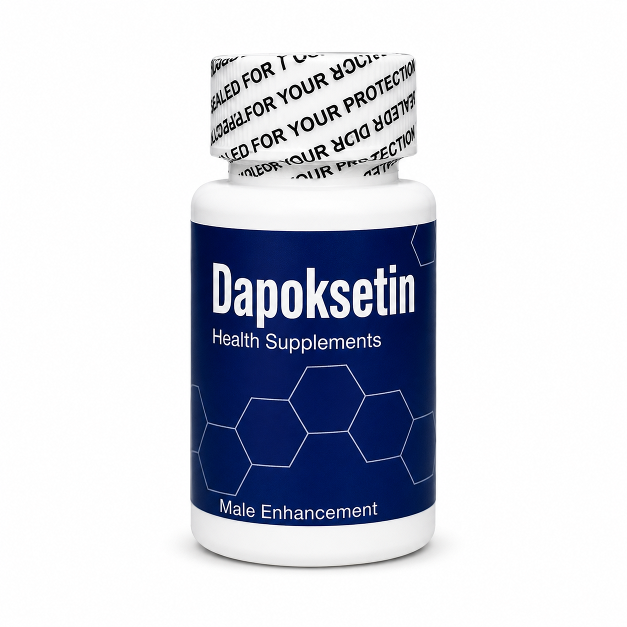"Dapoksetin 60 mg 30 tablet kutusu, dapoxetine hydrochloride içeren film kaplı tablet ilacı, beyaz zemin üzerinde mavi ve yeşil tonlarda ambalaj tasarımı, ürün bilgileri ve marka logosu ile"