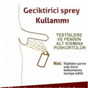 geciktirici sprey kullanımı görselli anlatım