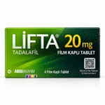 "Lifta 20 mg, 4 Tablet - Orijinal Eczaneden Faturalı Ürün. Erektil disfonksiyon tedavisinde güvenilir seçenek. Hızlı ve güvenli teslimat."